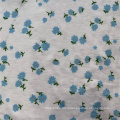 Soft Flower Design Knitted Print Rib Knit Fabric